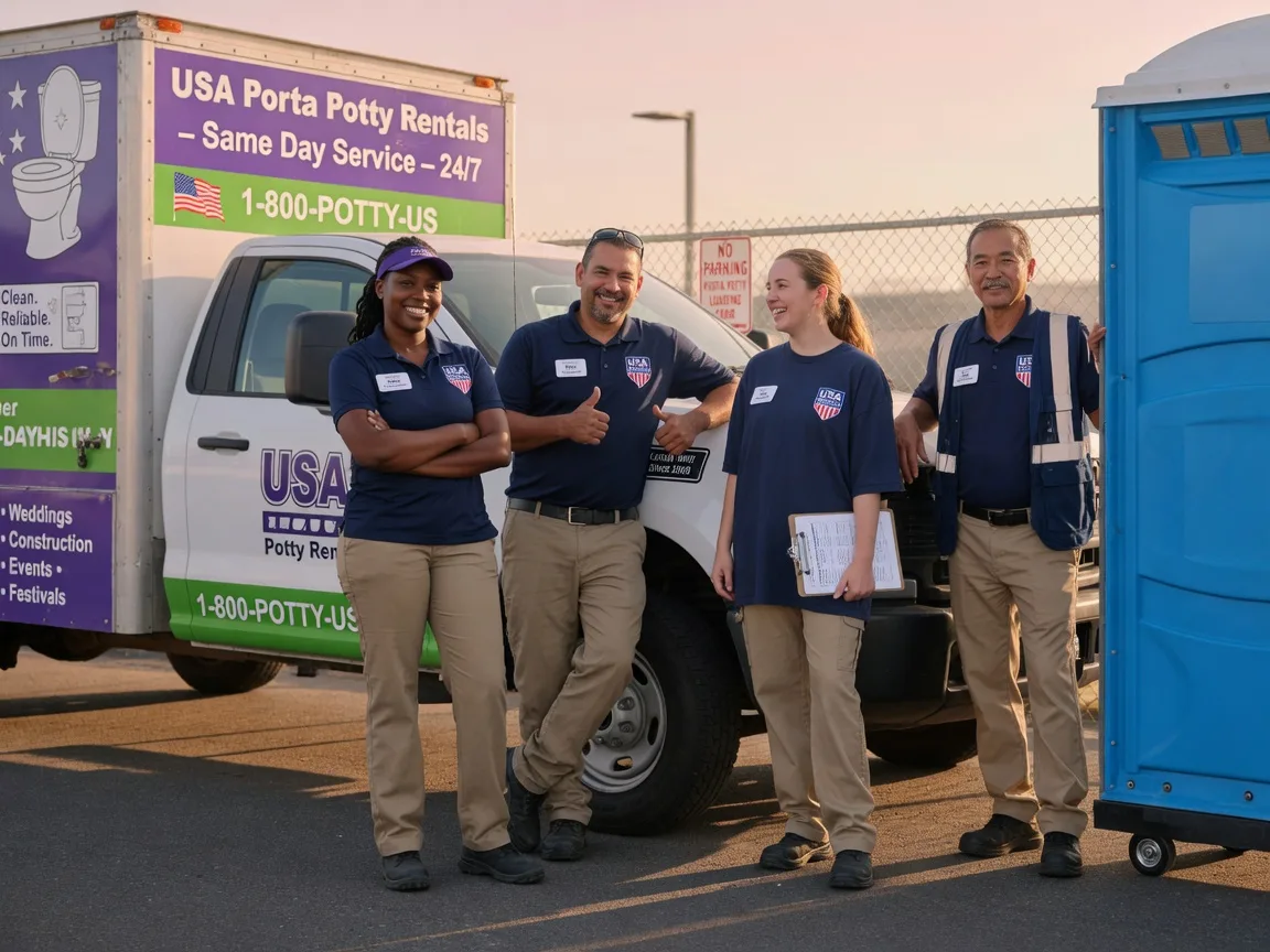 Porta Potty Rental company in Orangeville, IL